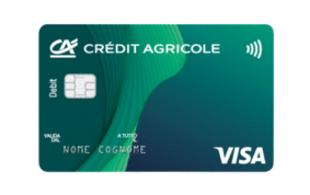 Carta di debito visa credit agricole